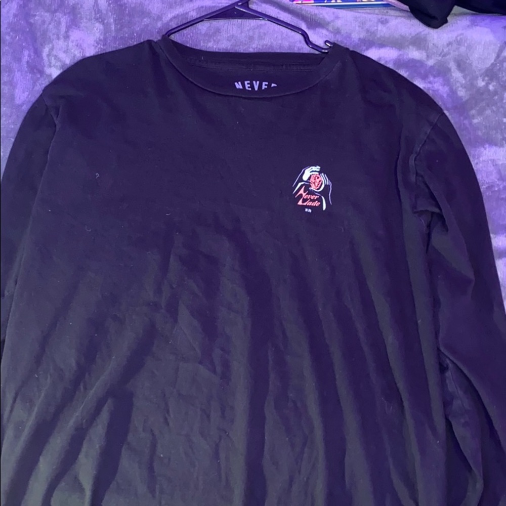 Never made black long sleeved shirt.